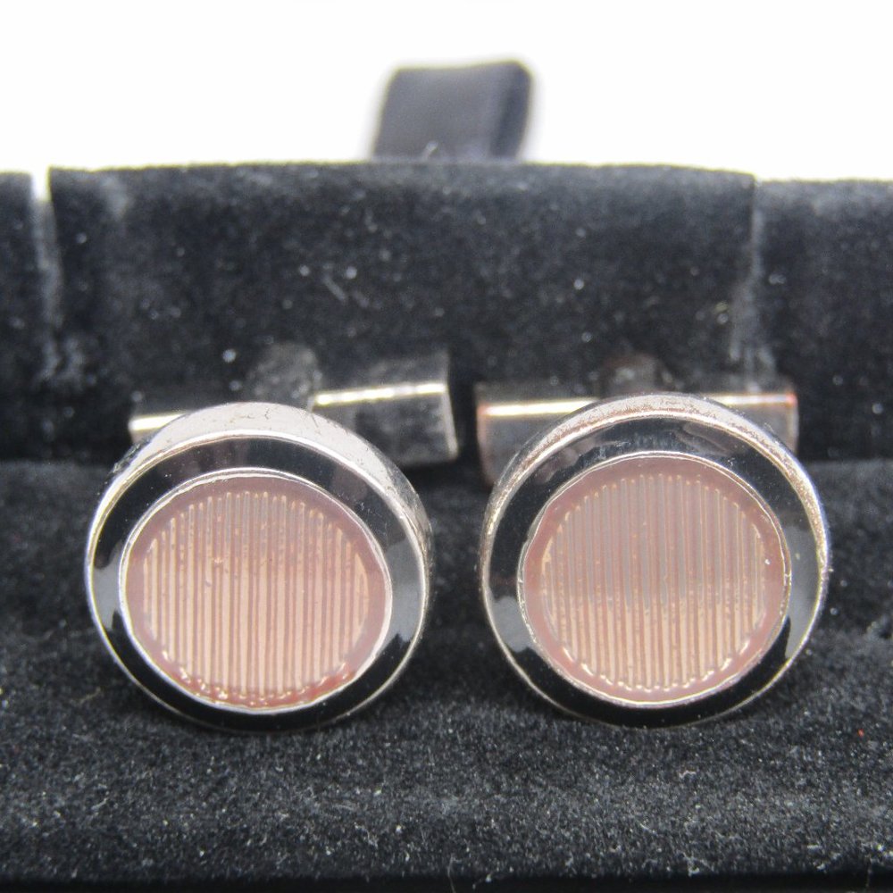 Banana Republic Round Multicolor Cufflinks Mens Formal Wear